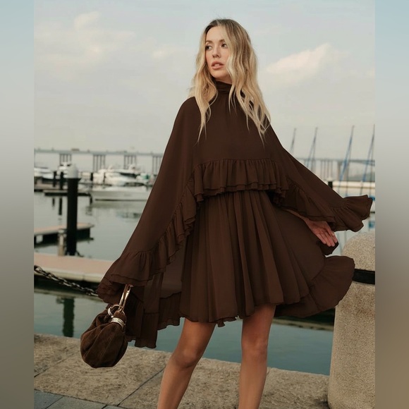 v neck evening dress Red Long Prom Deep Backless Dresses TP0957 US8 / Custom Color bohemian_wedding this dress beautifully frames Naira Pleated Maxi Dress Size:34W/34L